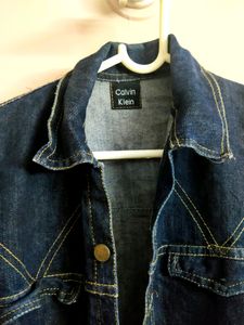 women's premium denim jacket blue