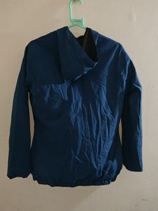 North Face Men Jacket Blue With Cap