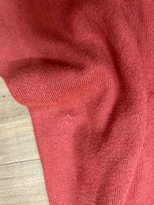 Terracotta Scalloped Bell Sleeve Top - Size XS/S