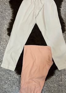 combo trouser Peach &amp; Cream