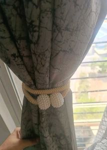 Magnetic Pearl Curtain Tiebacks (Pack of 2)