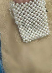 Vintage Pearl Beaded handmade Bag