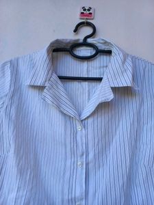 Classic Striped Button-Up Shirt