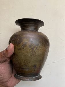 Antique Brass Vase