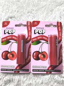 Sugar Pop Tinted Nourishing Lip Balm - Cherry