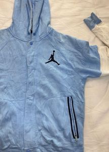 Jordan Light Blue Varsity Hoodie Jacket
