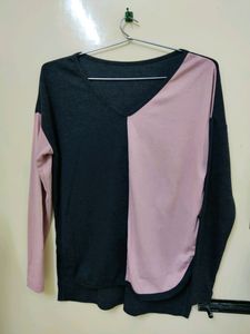 Hight N Low Full Arm Knitted Top