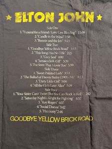 elton john graphic t-shirt