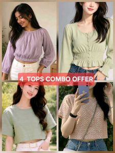 4 Tops Combo Clearance sale