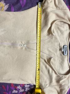 Ribbed Double Zipper Crop Top