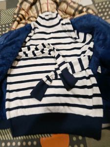 Stylish Striped Sweater free and Jacket