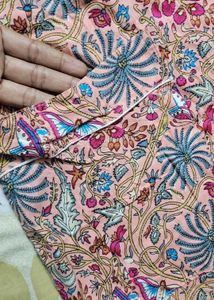 Floral Print Robe