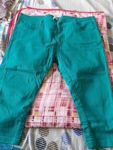Teal Colored Jeans
