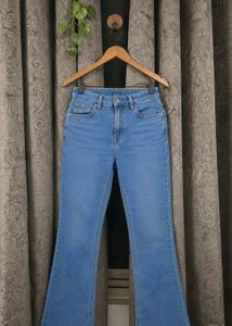 Embroidered roadster denim jeans