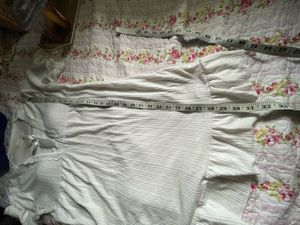 Cozy White Nightgown with Ruffles