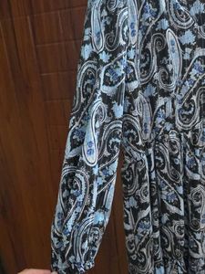 Bohemian Paisley Print Maxi Dress