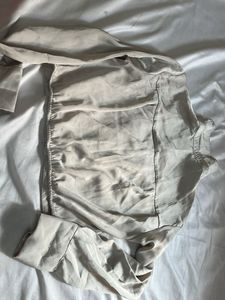 Lightweight Silky Button-Up Shirt