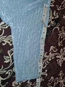 Light Blue Textured Cardigan