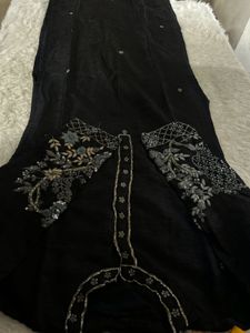 Elegant Black Kurta Set with Dupatta