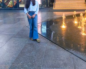 Flared jeans
