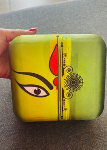 Both Side Graphic Durga Art Clutch