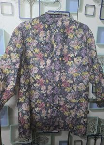 Floral Print Blazer