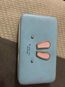 Pink &amp; Silver Metal Wallet