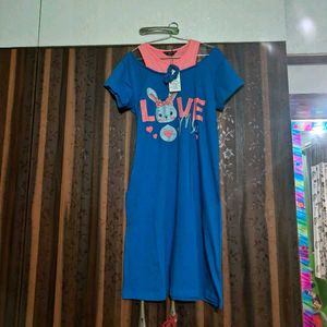 Cute Bunny "Love Me" Nightgown