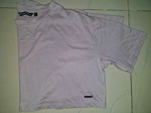 Lavender Cropped Boxy T-Shirt
