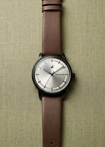 Fastrack Watch with Brown Strap