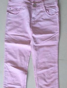 Pink Slim Fit Jeans