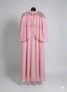 Elegant Pink Ethnic Gown