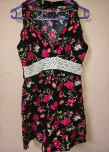 Chic Floral Print Summer top