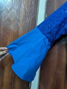 Party Wear Set With  Sequin Blouse And Skirt