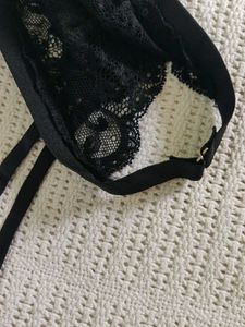 Elegant Black Lace Garter Belt