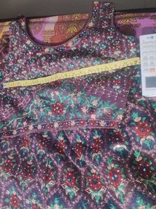 Multicolour Full Embroidery Lehenga .