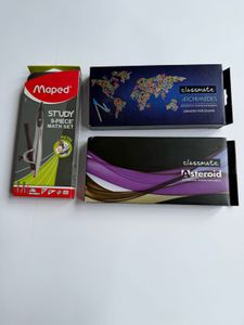 Brand New 3 Geometry Boxes Combo