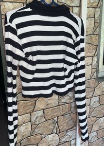 Black And White Stripped Top