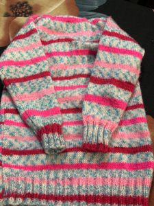 Hand-Knitted Warm Winter Sweater for Kids 🧶💖