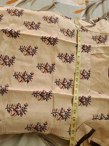 Chanderi Silk Work Kurta