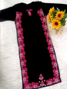 🌸 Glow in Threads – Chikankari, Reimagined Kurta