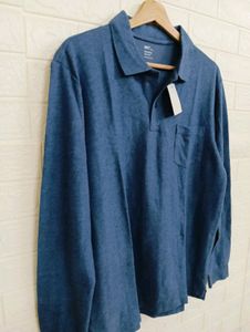 Polo Neck Casual Sweat Shirt