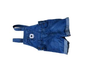 Cute Denim Overalls with Top Set
