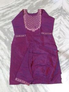 mirror work kurti