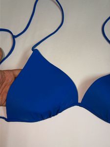 Vibrant Blue Bikini Top