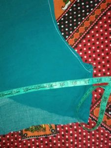 Co-ord Set Blouse Top Bluish Green