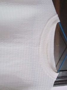Elegant White Textured Top