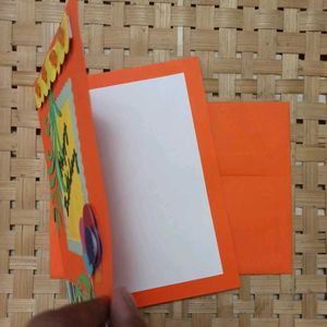 Handmade Happy Birthday Card with Envelope