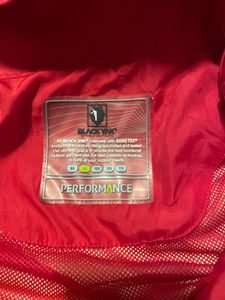 Bright Red Gore-Tex Hooded Jacket