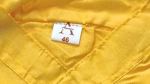 Men's Yellow Kurta with White Pajama